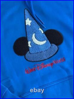 Walt Disney World Fantasia Sorcerer Mickey Hoodie for Adults Size 2XL New