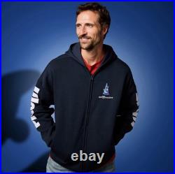 Walt Disney World Fantasia Sorcerer Mickey Mouse Zip Front Hoodie Size XL NEW