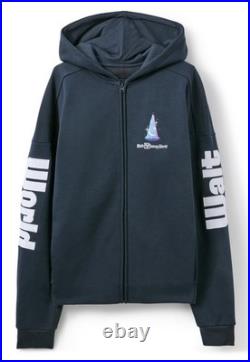 Walt Disney World Fantasia Sorcerer Mickey Mouse Zip Front Hoodie Size XL NEW
