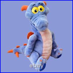 Walt Disney World Figment Purple Dragon LARGE Hand Puppet Full Body Plush Teddy