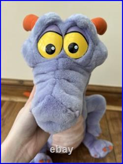 Walt Disney World Figment Purple Dragon LARGE Hand Puppet Full Body Plush Teddy