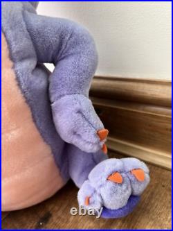 Walt Disney World Figment Purple Dragon LARGE Hand Puppet Full Body Plush Teddy