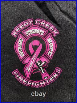 Walt Disney World Fire Department Reedy Creek Cancer Tshirt RARE