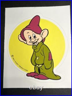 Walt Disney World Florida 1970's Vintage Mickey Mouse & Friends Decals Set Of 6