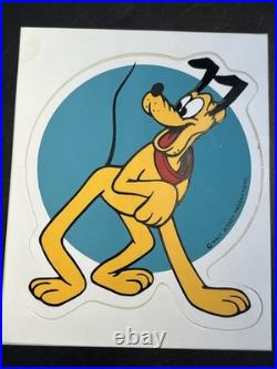 Walt Disney World Florida 1970's Vintage Mickey Mouse & Friends Decals Set Of 6