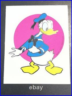 Walt Disney World Florida 1970's Vintage Mickey Mouse & Friends Decals Set Of 6