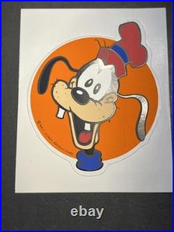 Walt Disney World Florida 1970's Vintage Mickey Mouse & Friends Decals Set Of 6
