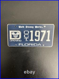 Walt Disney World Florida Project Disney Pin License Plate Opening October 1971