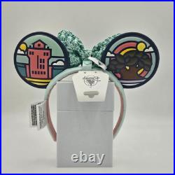 Walt Disney World Four-Park Icons with Pins Set Minnie Ears Headband New 2026