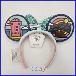 Walt Disney World Four-Park Icons with Pins Set Minnie Ears Headband New 2026
