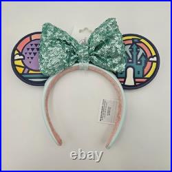 Walt Disney World Four-Park Icons with Pins Set Minnie Ears Headband New 2026