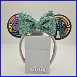 Walt Disney World Four-Park Icons with Pins Set Minnie Ears Headband New 2026
