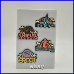 Walt Disney World Four-Park Icons with Pins Set Minnie Ears Headband New 2026