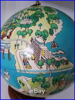 Walt Disney World Globe 1975 15 Vintage Cinderella's Castle and other RARE