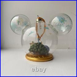 Walt Disney World Globe Glass 4 Parks in 1 Cinderella Castle Christmas Ornament