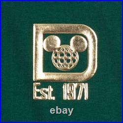 Walt Disney World Green Spirit Jersey Sweatshirt with Mickey Mouse Head- XL