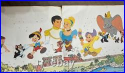 Walt Disney World Guide Map Vintage Magic Kingdom 1979 Large 31x38 Poster