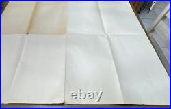 Walt Disney World Guide Map Vintage Magic Kingdom 1979 Large 31x38 Poster