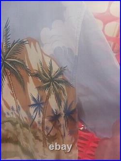 Walt Disney World Hawaiian Shirt Mickey Big Mickahuna Beach 3XL Diamond Head xxx