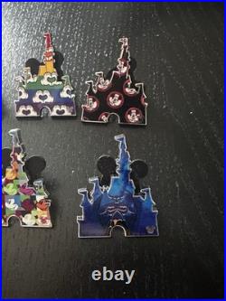 Walt Disney World Hidden Disney Mickey Castle Set Chaser 6 Pins 2025 Wave B WDW
