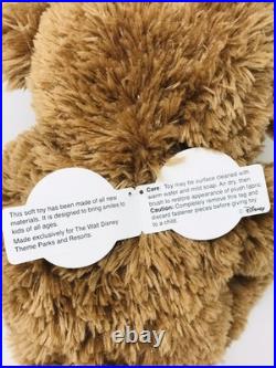 Walt Disney World Hidden Mickey Pre-Duffy Bear Plush Dark Brown