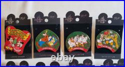 Walt Disney World Holiday 2000 12 Days of Christmas Complete Limited Pin Set