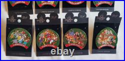 Walt Disney World Holiday 2000 12 Days of Christmas Complete Limited Pin Set
