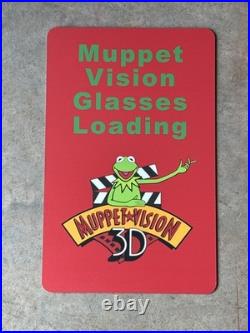 Walt Disney World Hollywood Studios Muppet Vision 3D Sign Prop Walt Disney World Hollywood Studios Muppet Vision 3D Sign Prop