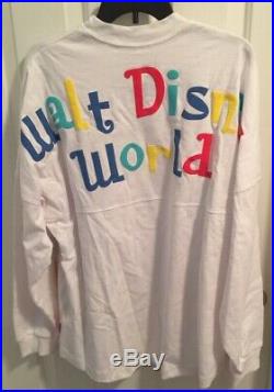 Walt Disney World Its A Small World Adult Spirit Jersey Size L-Rare Sold Out NWT