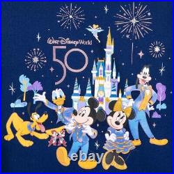 Walt Disney World Jacket 50th Anniversary Mickey & Friends Castle Zip Hoodie