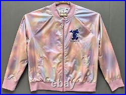 Walt Disney World Jacket Adult XL Pink 50th Anniversary Mickey Mouse Zip Bomber
