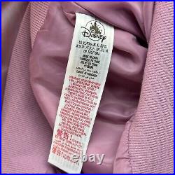 Walt Disney World Jacket Adult XL Pink 50th Anniversary Mickey Mouse Zip Bomber
