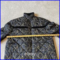 Walt Disney World Jacket Coat Adult Large Black Quilted 50th Anniversary New