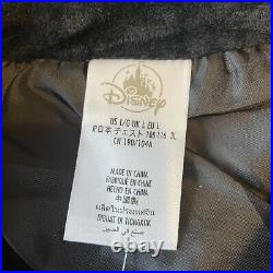 Walt Disney World Jacket Coat Adult Large Black Quilted 50th Anniversary New