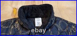 Walt Disney World Jacket Coat Adult Size M Black Quilted 50th Anniversary New