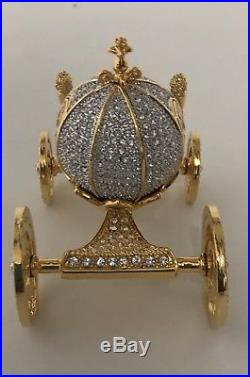 Walt Disney World Jeweled Cinderella Coach Miniature by Arribas 900 Swarovskii