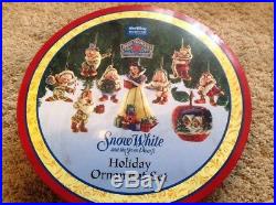 Walt Disney World, Jim Shore, Snow White And The 7 Dwarfs Xmas Tree Decorations