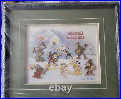 Walt Disney World Land season's Greetings Pin Set Of The 1934 Mickey Mouse Chr