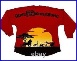 Walt Disney World Lion King Sunset Red Spirit Jersey