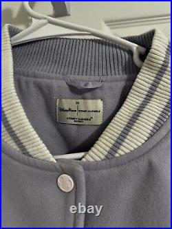 Walt Disney World Logo Varsity Jacket Women Lavender Stoney Clover 2XL In Hand