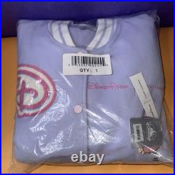 Walt Disney World Logo Varsity Jacket for Women Stoney Clover Lane Lavender NWT