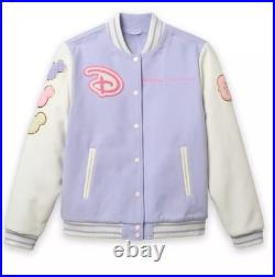 Walt Disney World Logo Varsity Jacket for Women Stoney Clover Lane Lavender NWT