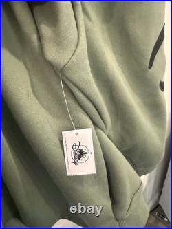 Walt Disney World Logo Zip Hoodie SpellOut Sprit Jersey sweatshirt Green XL Walt Disney World Logo Zip Hoodie SpellOut Sprit Jersey sweatshirt Green XL