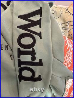Walt Disney World Logo Zip Hoodie SpellOut Sprit Jersey sweatshirt Green XL Walt Disney World Logo Zip Hoodie SpellOut Sprit Jersey sweatshirt Green XL