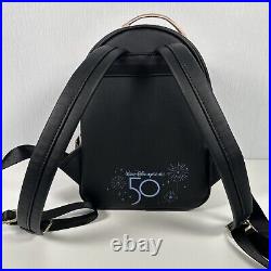Walt Disney World Loungefly Mini Backpack 50th Anniversary Grand Finale Bag