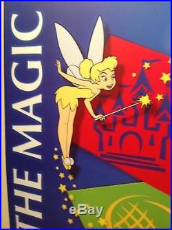 Walt Disney World MAGIC KINGDOM TINKERBELL cast member sign prop display