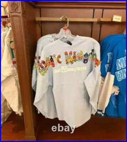 Walt Disney World Magic Kingdom Spirit Jersey Shirt Blue Adult New Size M