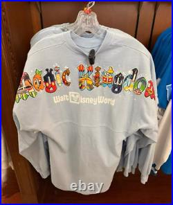 Walt Disney World Magic Kingdom Spirit Jersey Shirt Blue Adult New Size XL NEW