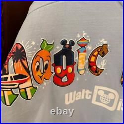 Walt Disney World Magic Kingdom Spirit Jersey Shirt Blue Adult New Size XL NEW