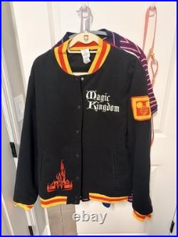 Walt Disney World Magic Kingdom Varsity Jacket, Large. New No Tags